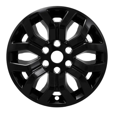 IMP491BLK Coast2Coast 18" 6 Y Spk black wheel cover for 21-23 Ford F150, stylish design and effective sun protection.