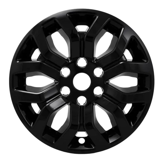 IMP491BLK Coast2Coast 18" 6 Y Spk black wheel cover for 21-23 Ford F150, stylish design and effective sun protection.
