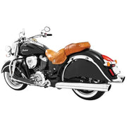 IN00028 Liberty Slip Ons 4" Chrome W/Chrome Tip `14 20 Indian