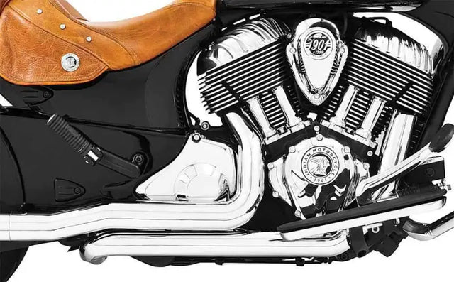IN00034 True Dual Headers Chrome `14 Up Indian Ex Scout