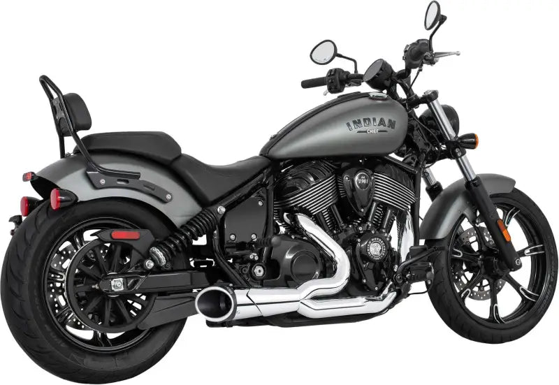 FREEDOM IN00400 Shorty 2 1 4.5" Combat End Cap Indian Chief Ch/Bk