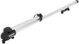 Silver and black roof rack on INA453 Inno Racks Kayak side load for easy gear transport