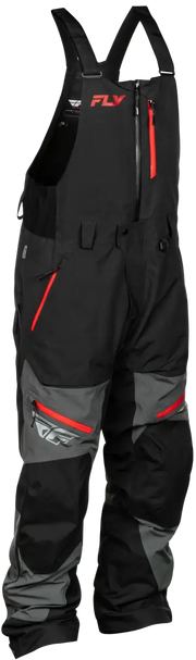 Incline Bib Grey/Black Md Tall - FLY RACING