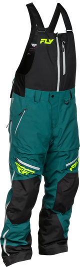 Incline Bib Teal/Black Xl - FLY RACING