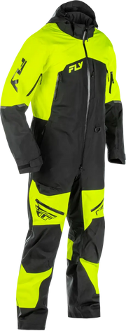Incline Monosuit Hi Vis/Black 2x - FLY RACING