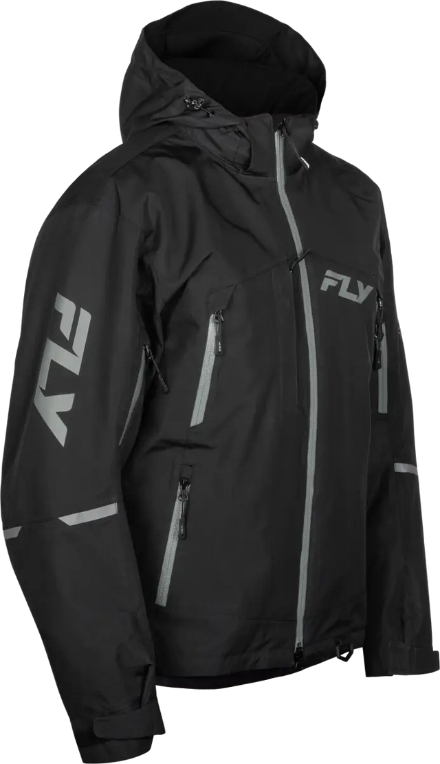 Incline Jacket Black/Grey Md - FLY RACING
