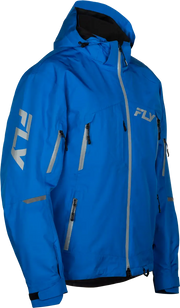 Incline Jacket Blue/Grey Lg - FLY RACING