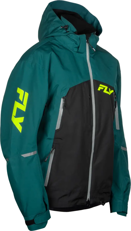 Incline Jacket Teal/Black 3x - FLY RACING
