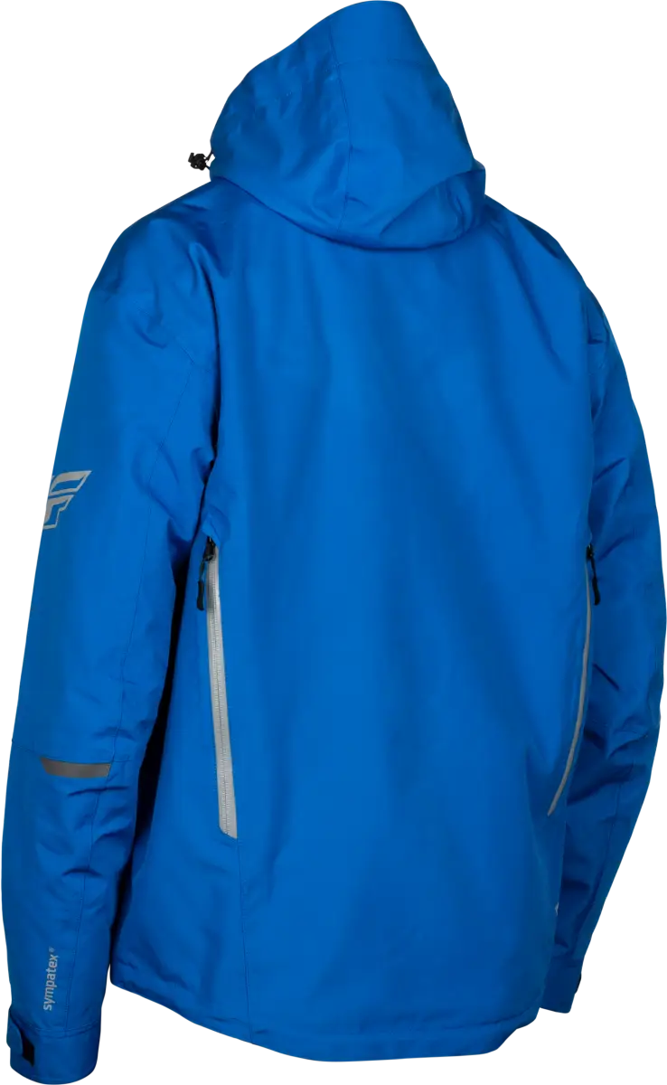 Incline Jacket Blue/Grey Sm - FLY RACING
