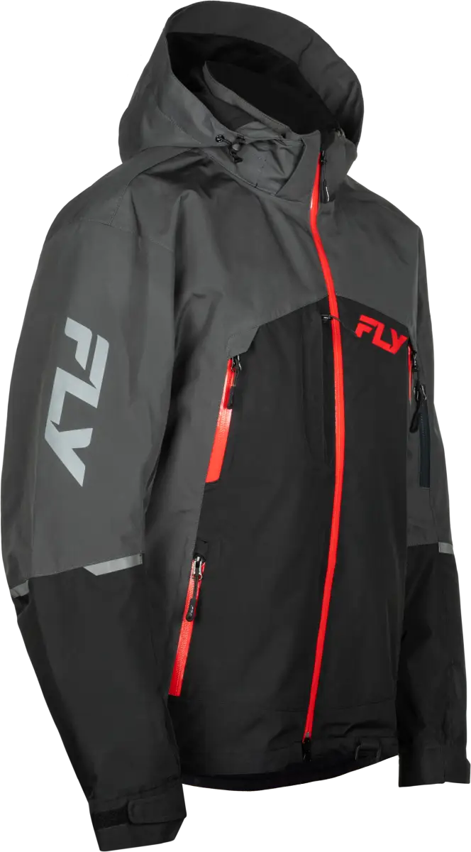 Incline Jacket Grey/Black Lg - FLY RACING