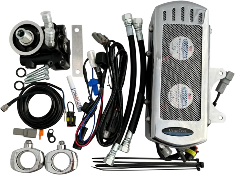 ULTRACOOL Indian Oil Cooler Side Mount Naked