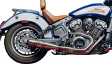 Indian Scout Full Length Cannon Brushed Ss 