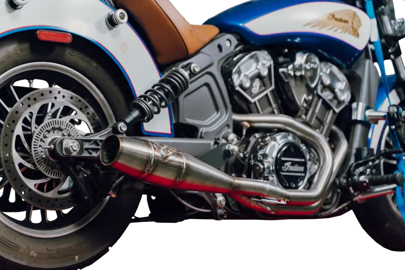 SAWICKI Indian Scout Full Length Cannon Brushed Ss