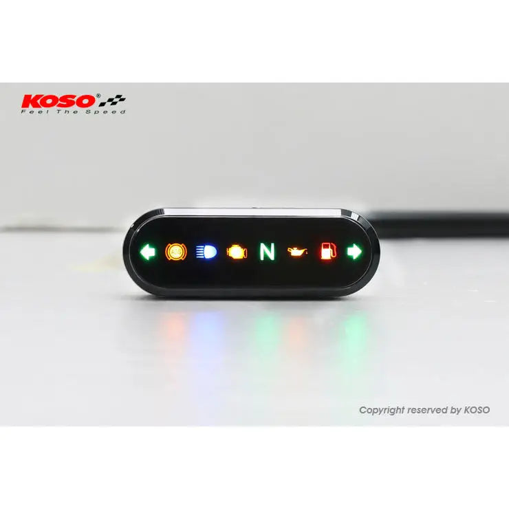 Indicator Light Display Meter Black