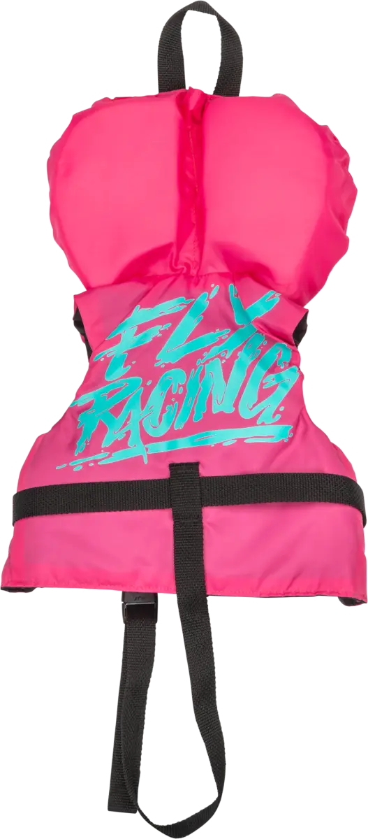 FLY RACING Infant Flotation Vest Neon Pink/Teal for Powersports