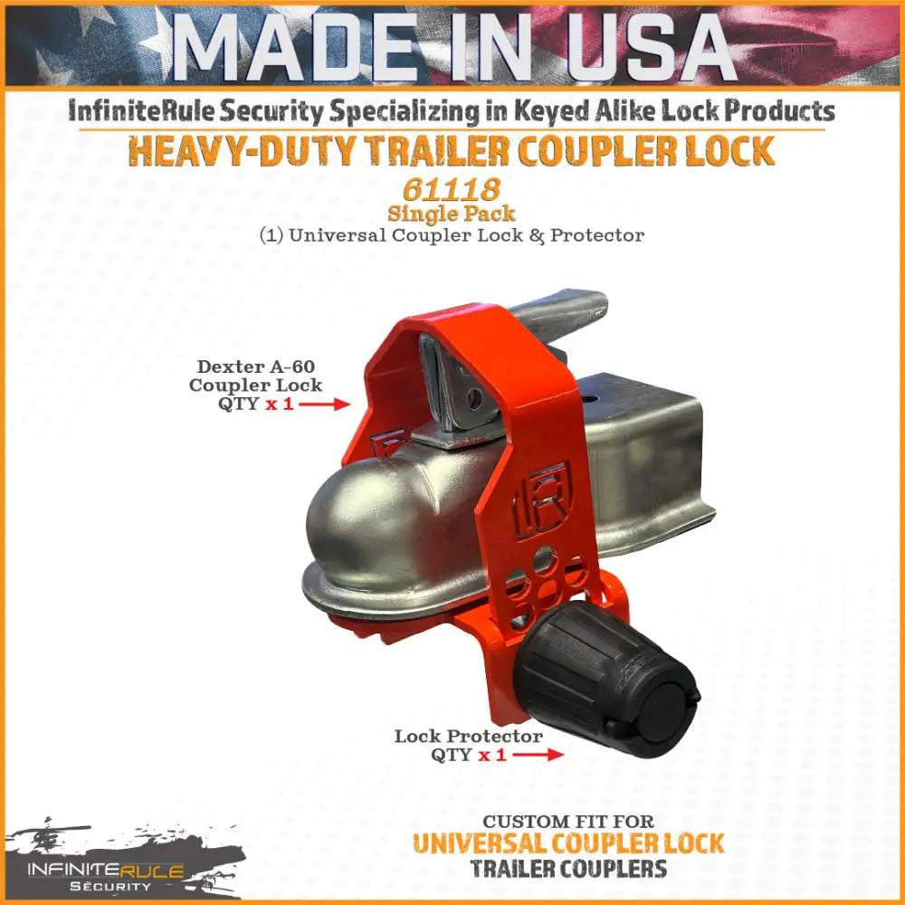 Infiniterule 61118-BX Trailer Hitch Lock