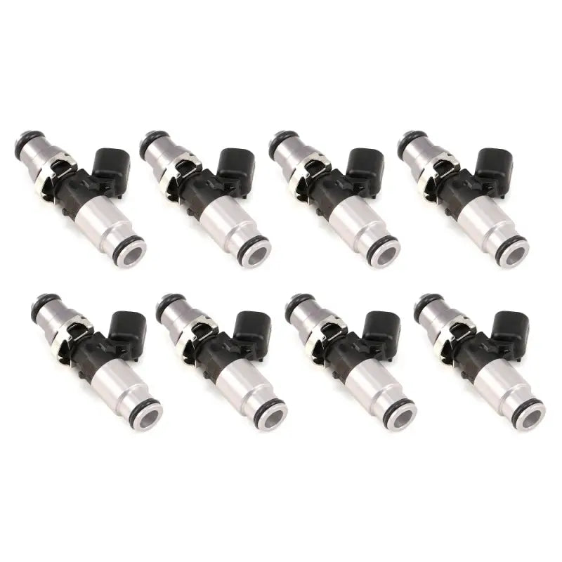 Injector Dynamics 1340cc - 60mm Length - 14mm Grey Top - Blue Bottom Adaptor (Set of 8) - Truck & Automotive