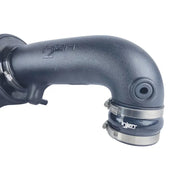 Black intake pipe with hose clamps for Dodge Ram cold air intake, easy to install