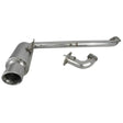 Shiny metal Scion tC 60mm axle-back exhaust with rolled lip for improved style and performance