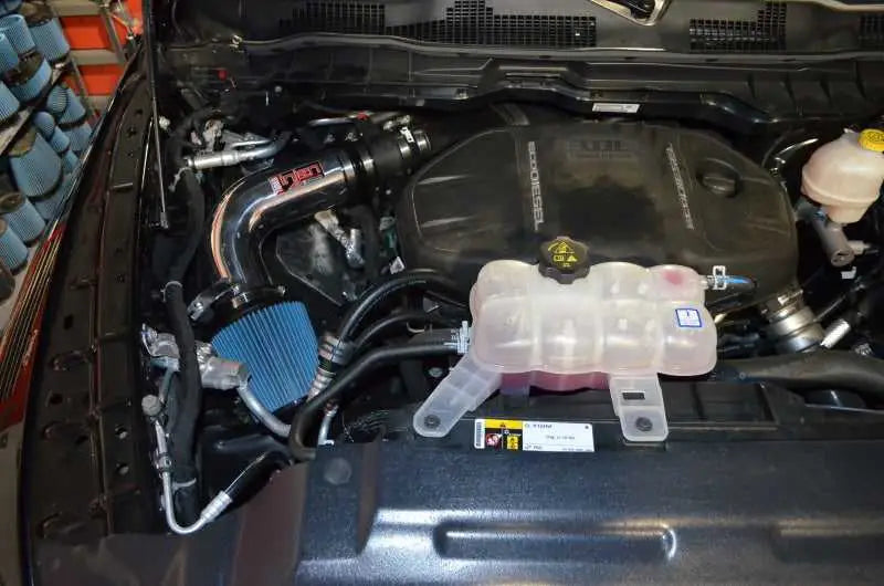 Injen 14-18 Dodge Ram 3.0L V6 Wrinkle Black Power-Flow Short Ram Intake 