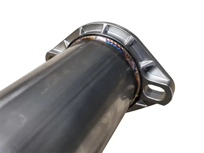 Metal pipe with welded flange for Ford Focus RS with black chrome tips exhaust system