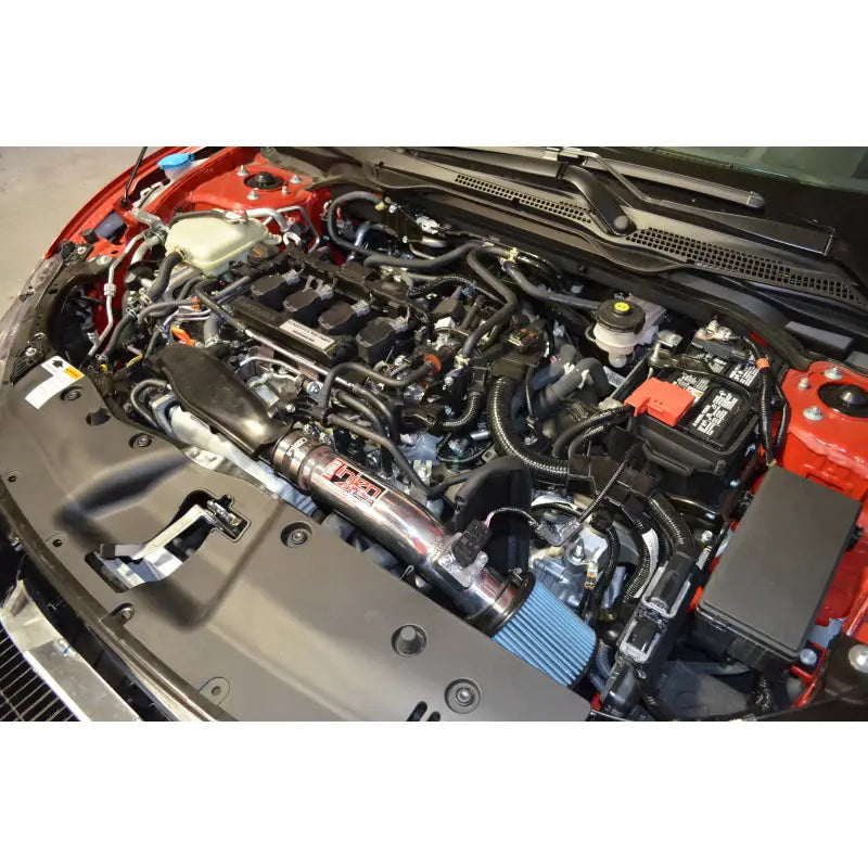 Injen SP1572WR Injen 16-21 Honda Civic 1.5L 4 Cyl. Wrinkle Red Short Ram Intake
