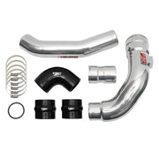 Automotive intake kit with polished intercooler piping for Ford F250 F350 F-450 V8 Turbo Diesel