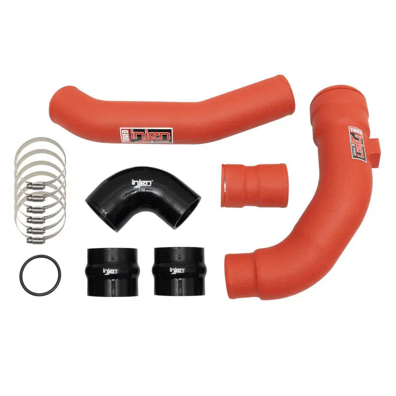 Injen SES9004ICPWR Injen 17-22 Ford F250/F/350/F-450/F-550 V8-6.7L Turbo Diesel Wrinkle Red Intercooler Piping Kit