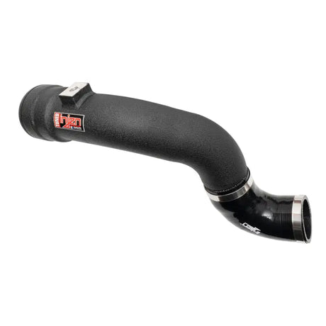 Black intake tube for Ford F250 turbo diesel V8-6 engine in Injen intercooler piping kit