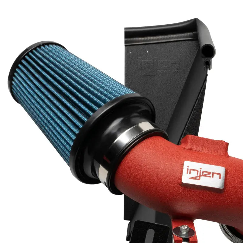Injen 21-22 Toyota Supra 2.0L 4 Cyl. SP Short Ram Air Intake System - Wrinkle Red - Truck & Automotive