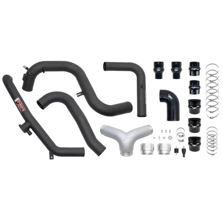 Injen 21-23 Ford Bronco 2.7L V6 (TT) EcoBoost SES Intercooler Pipes - Wrinkle Black - SES9301ICPWB