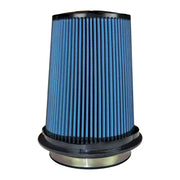 Injen SuperNano Web Dry Air Filter - 5in Flange ID / 7in Base / 7.9in Media Height / Top - Truck & Automotive