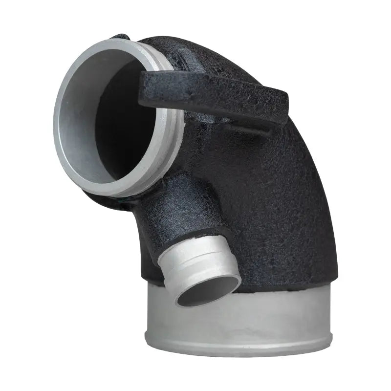 Black and silver metal turbo inlet pipe fitting for Injen SES Turbo Inlet upgrade