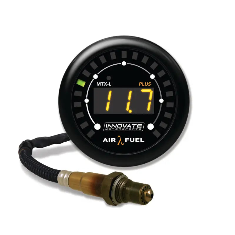 Innovate Motorsports 3924 Innovate MTX-L PLUS Digital Air/Fuel Ratio Gauge Kit 3ft w/O2 Sensor