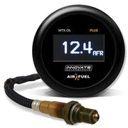 Innovate Motorsports 39350 Innovate MTX-OL PLUS Wideband Digital Air/Fuel Ratio OLED Gauge Kit 8ft w/O2 Sensor