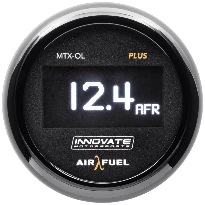 Innovate Motorsports 39350 Innovate MTX-OL PLUS Wideband Digital Air/Fuel Ratio OLED Gauge Kit 8ft w/O2 Sensor