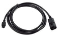 Black sensor cable with connectors for Innovate Replacement Ethanol Sensor upgrade