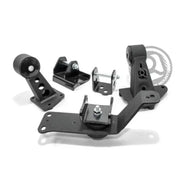 Black steel engine mounts for Honda S2000 with black steel bushings