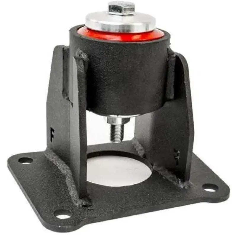 Black steel Acura MDX J-Series front mount with rubber bushings