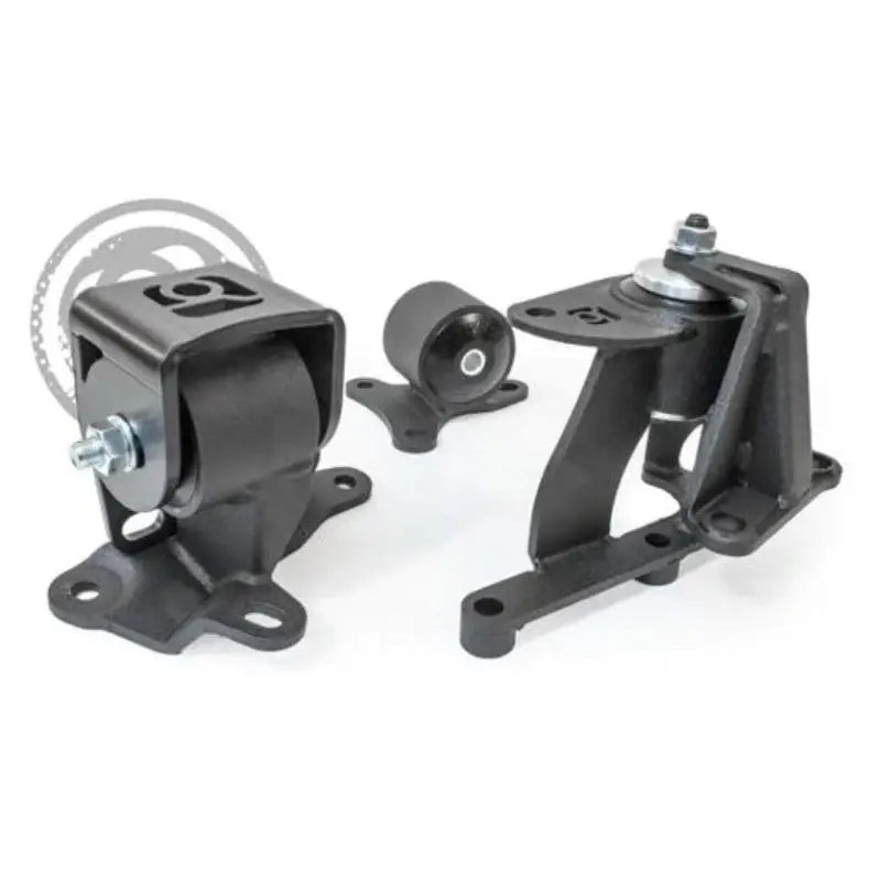 Innovative Mounts 29152-75A Innovative 88-91 Prelude H-Series Black Steel Mounts 75A Bushings