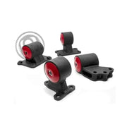 Innovative Mounts 79950-75A Innovative 91-99 Mitsubishi 3000GT / GTO 6G72 Black Steel Mounts 75A Bushings
