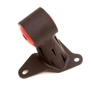 Red and black rubber caster wheel with metal bracket for B-Series speed cable conversion mount