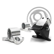 Innovative Mounts B10051-60A Innovative 96-00 Civic B/D Series Silver Aluminum Mounts 60A Bushings (3 Bolt)