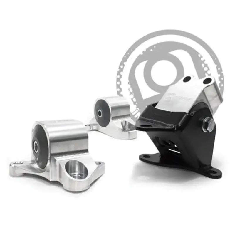 Innovative Mounts B10051-60A Innovative 96-00 Civic B/D Series Silver Aluminum Mounts 60A Bushings (3 Bolt)
