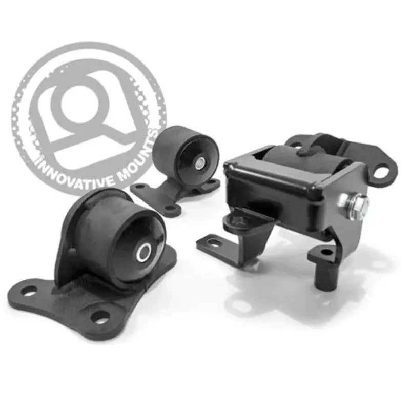 Innovative Mounts 20150-75A Innovative 97-01 Honda Prelude H/F Series Black Replacement Steel Mounts 75A Bushings