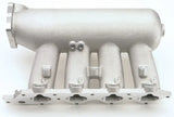 Silver Edelbrock Honda B18C Race Intake Manifold - optimized for maximum power, ideal for turbo and all-motor applications, featuring added nitrous/fuel injector bosses, suitable for RV, automotive, powersports, off-road, marine, exterior, truck accessories, interior, truck bed, rv parts, AVADA - Best Sellers