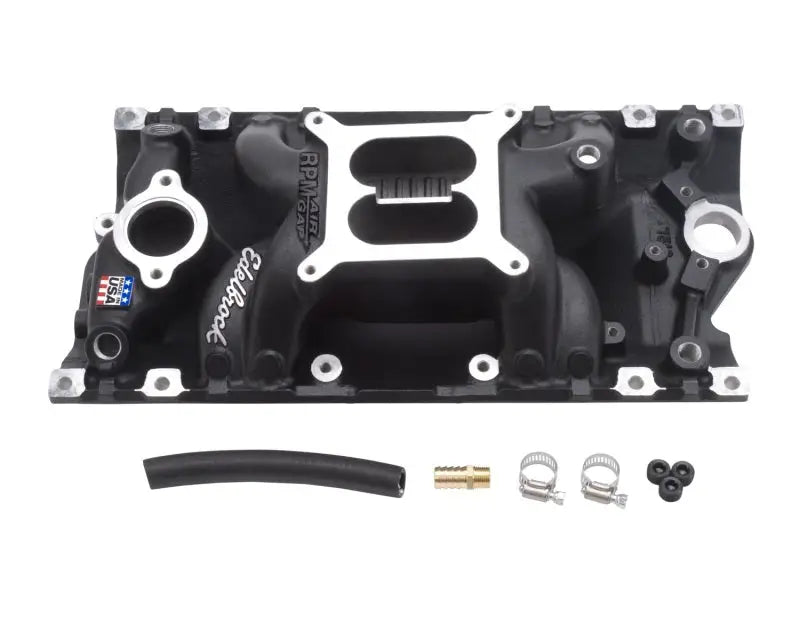 Black intake manifold with hardware for truck parts and RV parts & accessories
