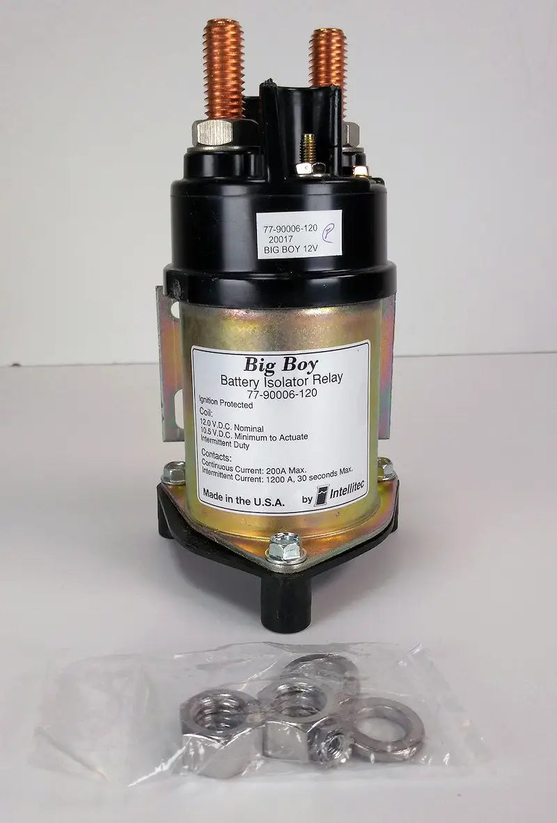 Intellitec 77-90006-120 200 Amp/12V Battery Isolator Solenoid