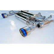 Invidia 02-08 Nissan 350z Gemini Rolled Titanium Tip Cat-back Exhaust - HS02N3ZGID