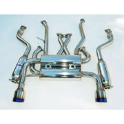 Invidia 03-05 Infiniti FX35/45 Gemini Rolled Titanium Tip Cat-back Exhaust - HS03IFXGID